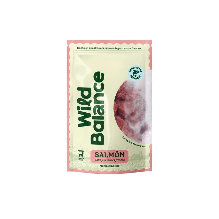 Menú BARF de salmó i gall dindi 0,5 kg