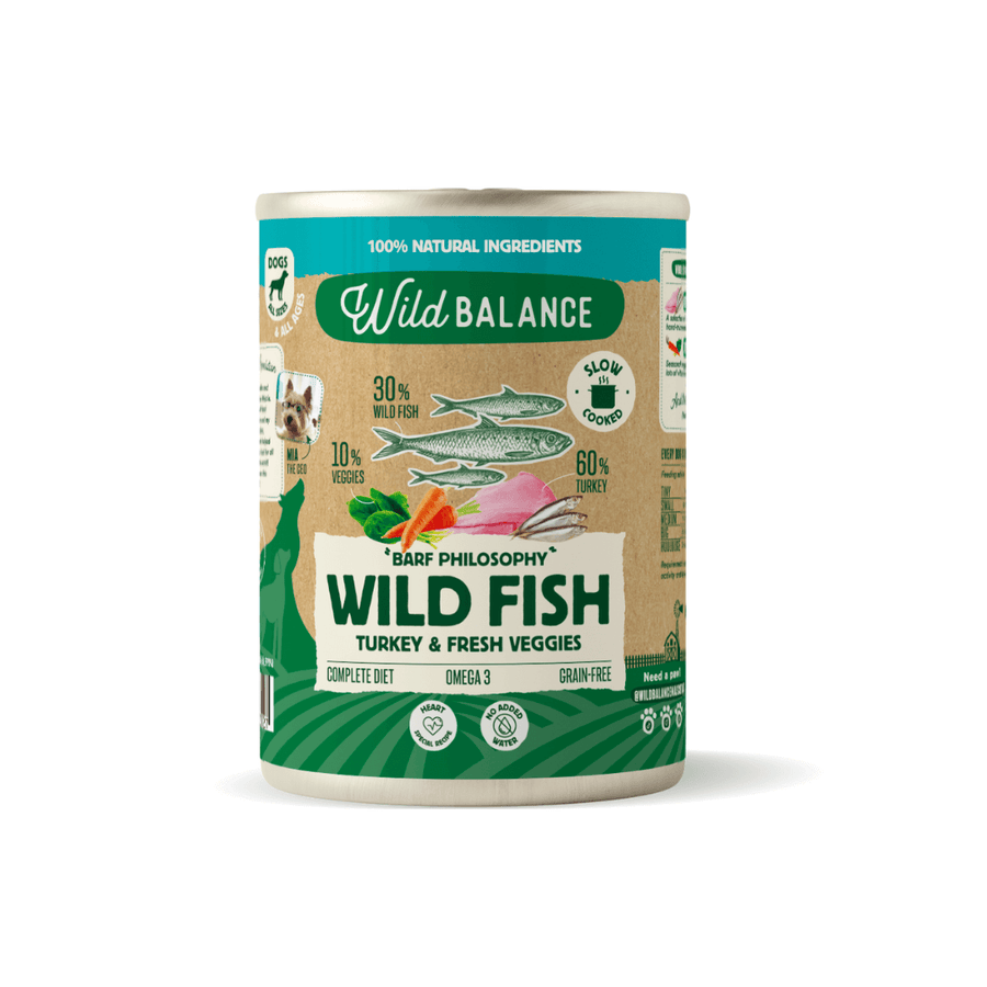 Llauna filosofia BARF de peix salvatge 400 g